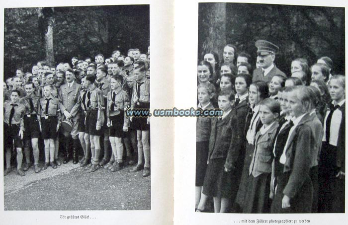 Hitler on the Obersalzberg with admirers