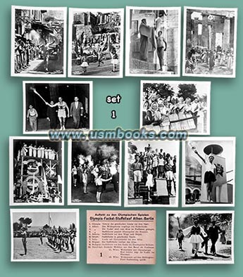 Souvenir photo set 1, 1936 Olympic SUmmer Games Berlin