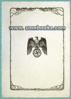 Nazi eagle and swastika