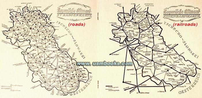 Nazi map Bayerische Ostmark