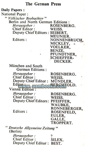 Nazi press, Alfred Rosenberg